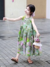 Ůͯ2025�ļ��¿�ɫĪ�λ��@�黨����ȹŮ��ɭϵ��@�L����ȹ