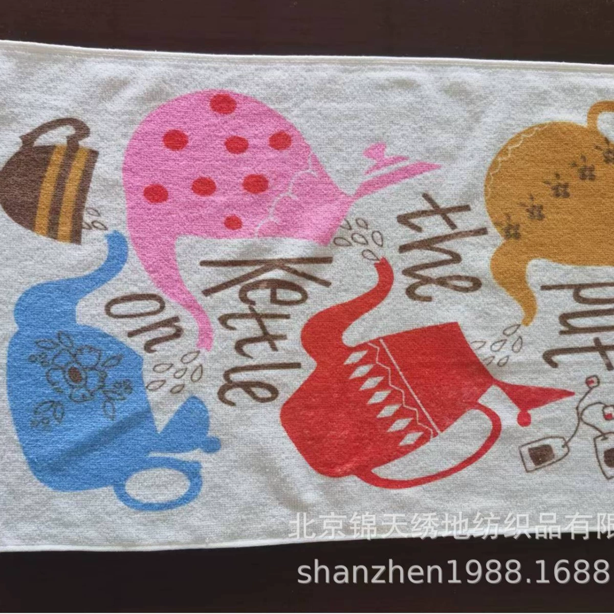 Чайное полотенце с хлопковым флисом