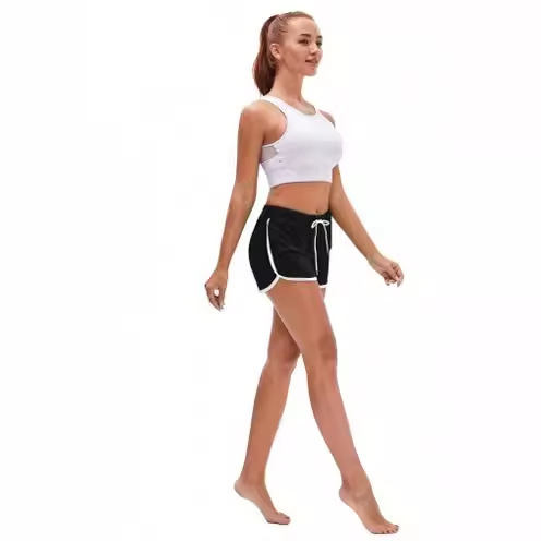 Cross-Border Running Yoga Spring and Summer Solid Color Women's Sports Fitness Cotton Shorts Slim Anti-Exposure Yoga Pants Cross-Border Running Yoga Spring and Summer Solid Color Women's Sports Fitness Cotton Shorts Slim Anti-Exposure Yoga Pants