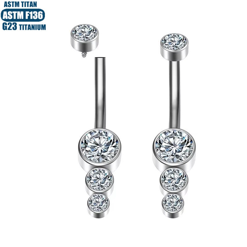 Pointed labret stud close-up product detail