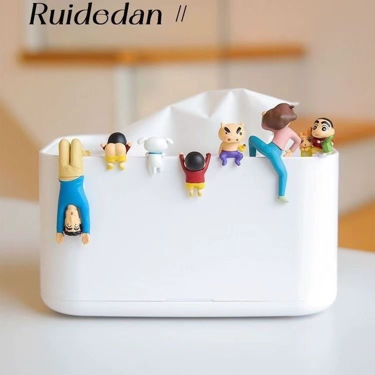 Crayon Shinchan аниме мультфильм переключение наклейки креативные куклы розетки декоративные украшения для визуального дверного звонка домашние декоративные наклейки