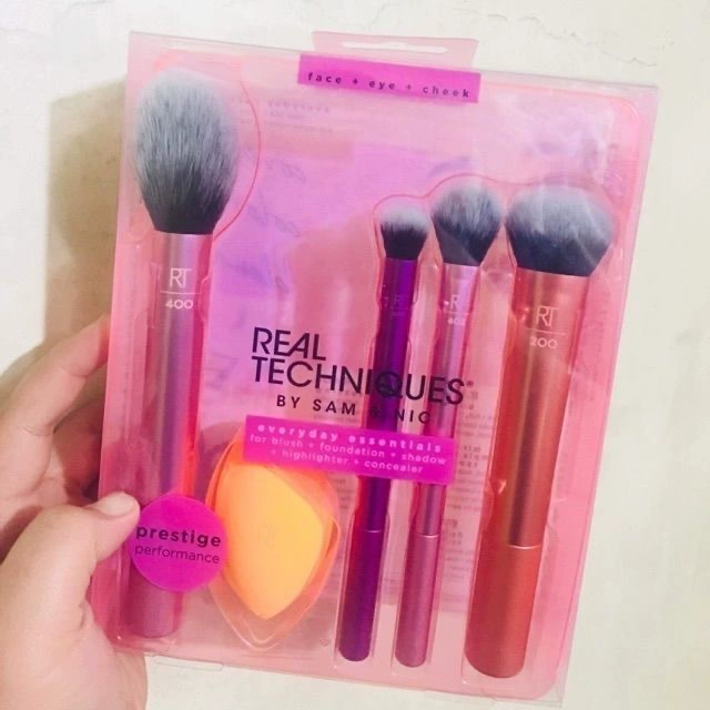 (Cross-border trading), brush, set, cosmetic sponge, face blush, 4 pieces, Amazon