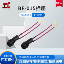 厂家供应1007-20  红色 一头2.3插座 另头BF-015插座