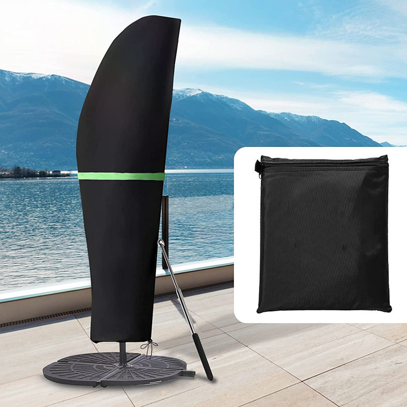 跨境专供户外伞罩 香蕉型露台雨伞罩太阳伞罩遮阳伞罩防尘家具罩