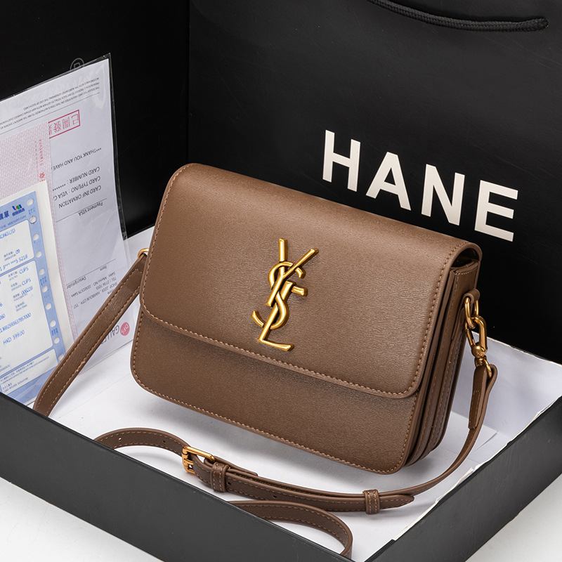 Yangshulin Women's Genuine Leather Handbag 2026 New Fashion Trendy Versatile Shoulder Crossbody Bag Luxury Small Purse - Thumbnail 3