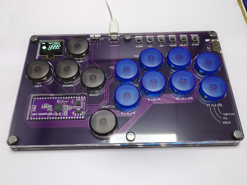 SKY2040PLUS13 teclas personalizadas SOCD juego de lucha teclado HITBOX Street Fighter 6Steam Arcade PS5