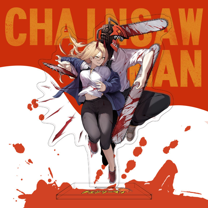 【鴻逸】チェーンソー人アニメアニメ漫画周辺立札16cm電次パワ国境を越えたソースはd制|undefined