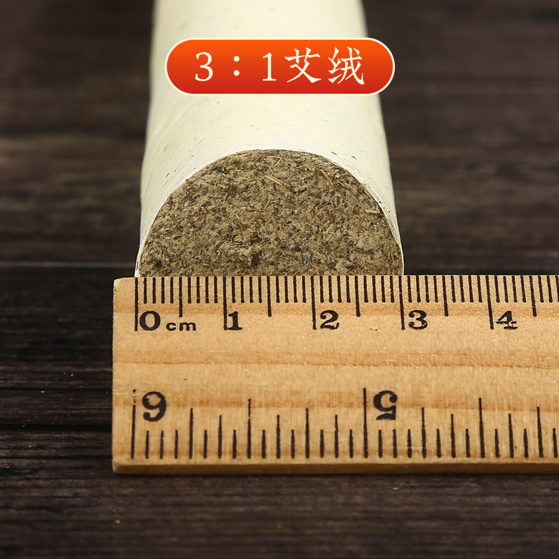 Moxa Stick 3cm Three Year Aged Pure Ai Tiao for Moxibustion Home and Clinic Use 1 Piece specifications