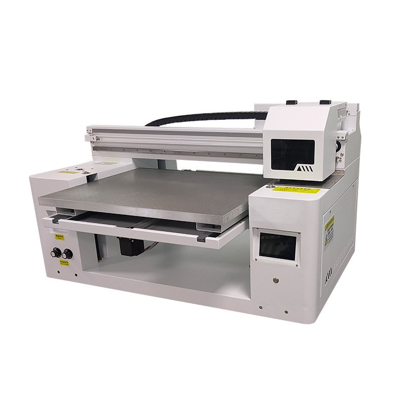 Impresora universal de cristal pequeña 6050UV placa plana A3 caja de regalo de manicuras de metal placa de plástico impresora