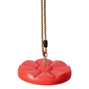 Red House Amazon children's swing indoor outdoor play Blue thickened octagonal petal climbing swing