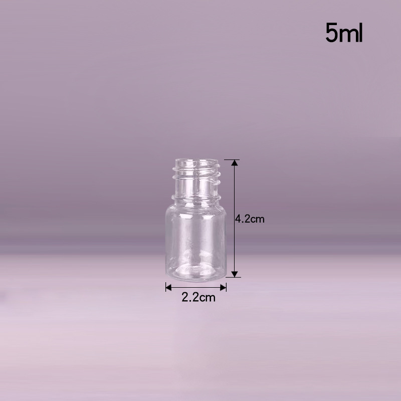 Botella transparente de 5 ml