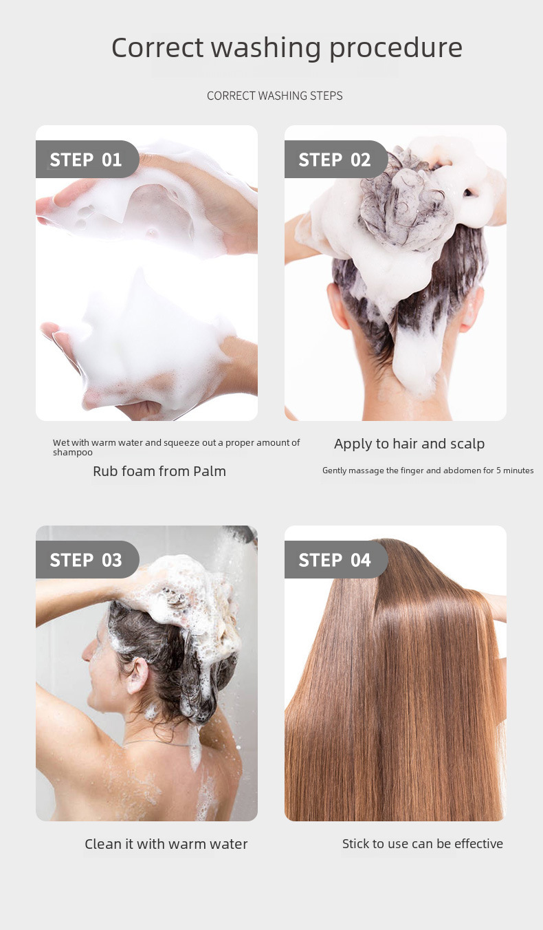 Ginger Shampoo Texture