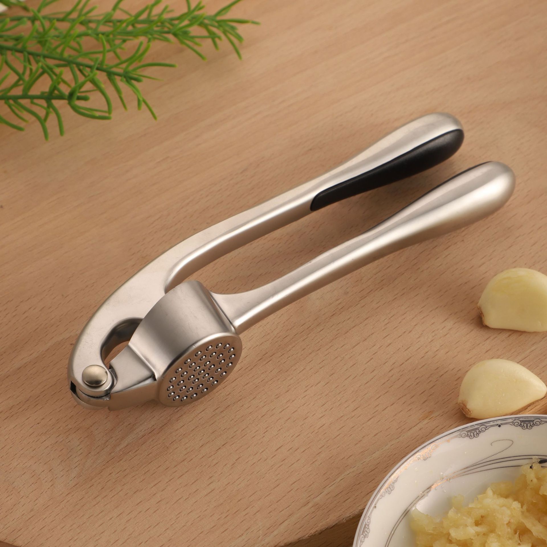 Artefacto de prensa de ajo de puré transfronterizo, cocina