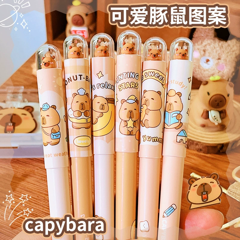 Капиба́ла Практическая ручка в виде карандаша с мультяшным рисунком Чемодан выдвижной крышка замена мешка двойной назначения ручка ручка