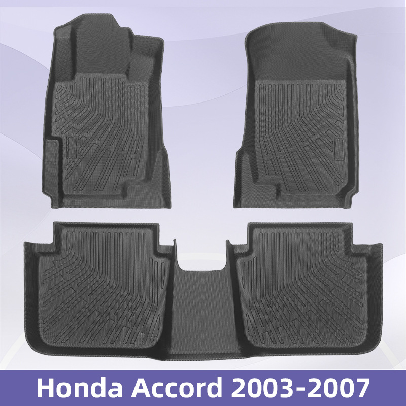 Aplicable a Honda Accord 2003 - 2007 3D todo el tiempo TPE almohadilla de pie almohadilla de maletero