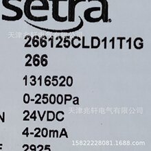 西特传感器266125CLD11T1G变送器西特变送器setra压力变送器