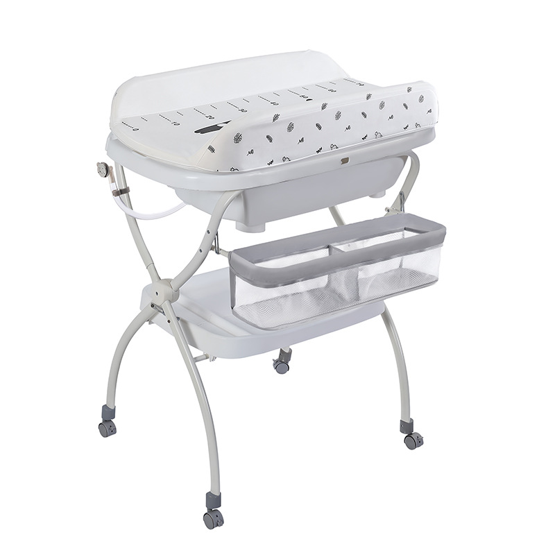 Mesa de enfermería integral multifuncional para lavado y protección de bebés, mesa de pañales para bebés recién nacidos, mesa de toque, cama de baño para bebés image 7