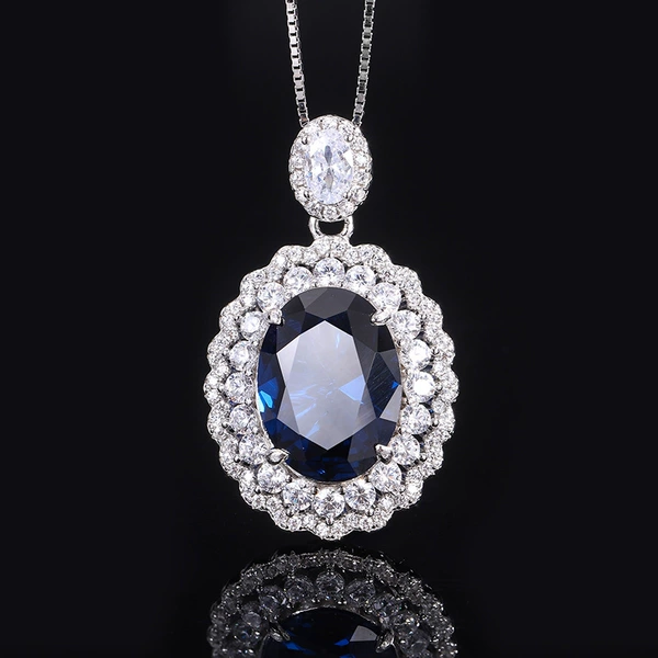 Sapphire pendant