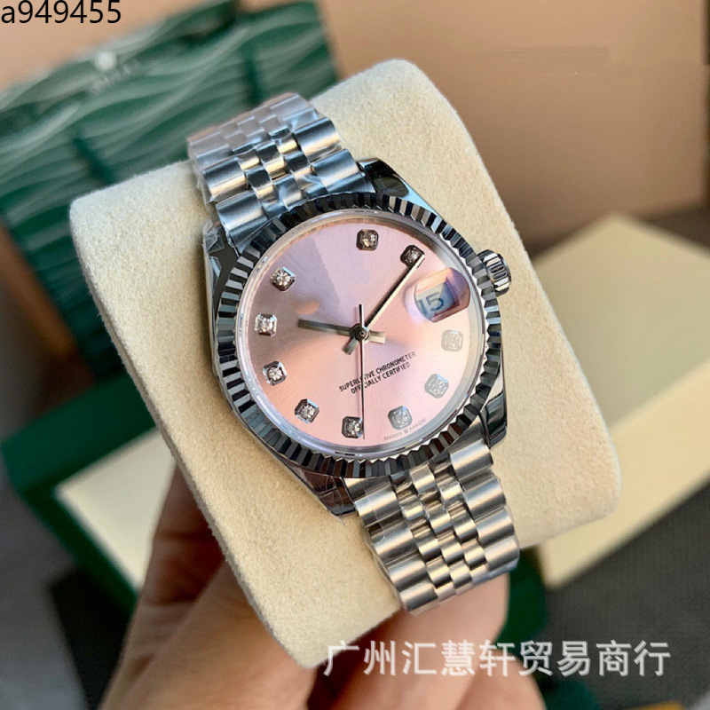 AliExpress Lao Jia log series micro-business generation automatic mechanical men's and women's watches cross-border supply of foreign trade batch