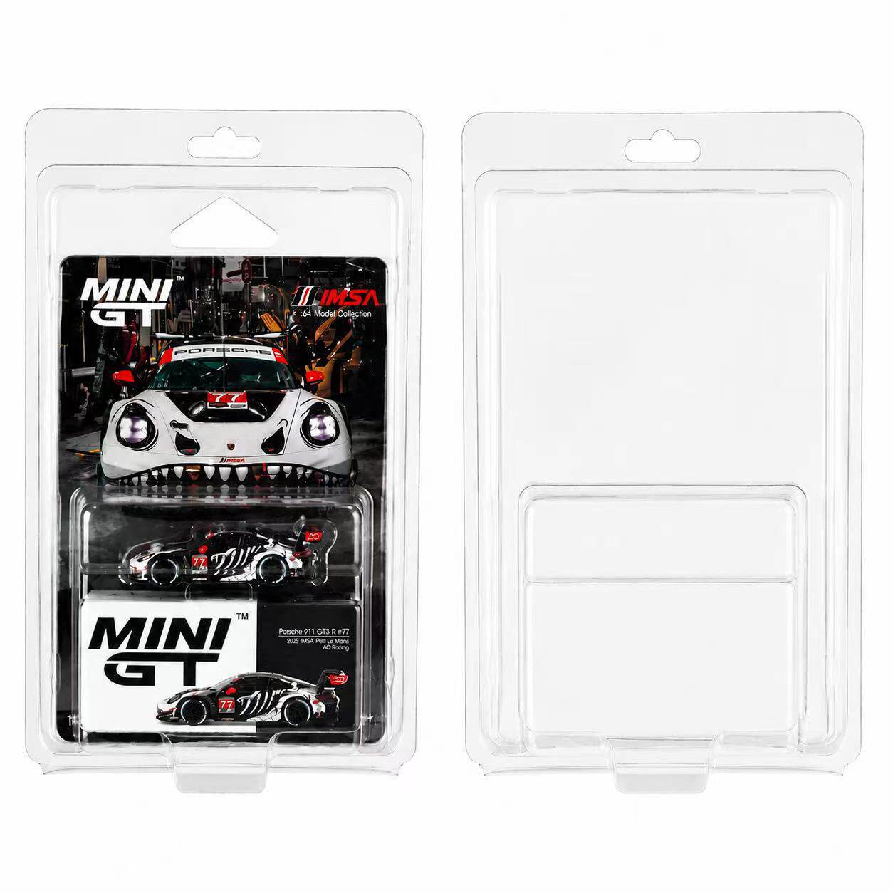 Top-opening MINIGT revised rear board protective case (car-free, high-transparen…
