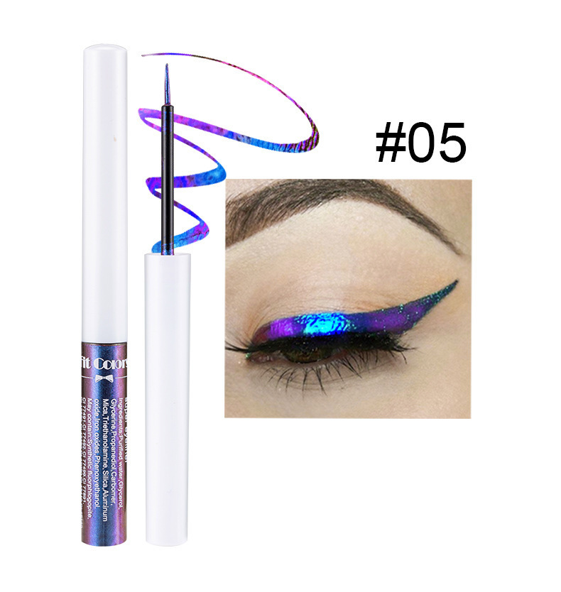 Fit Colors delineador de ojos de camaleón óptico lápiz mágico maquillaje de escenario fino líquido nacarado transfronterizo AliExpress