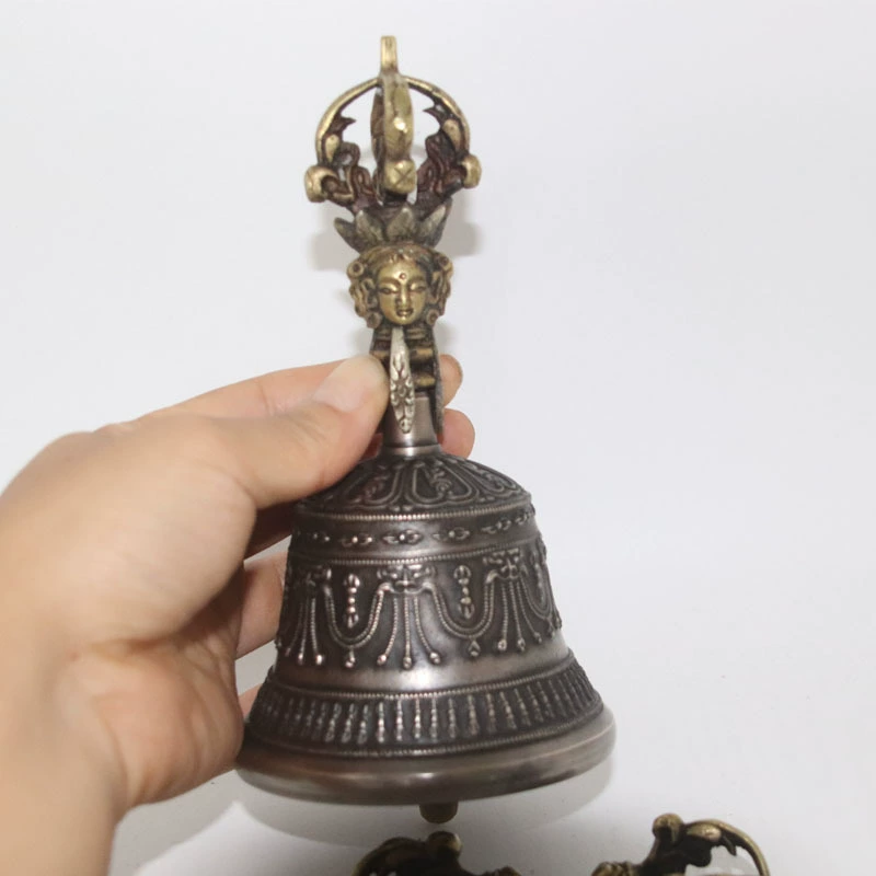 Бронзовый маленький колокольчик, ручная работа, Кинг-Конг