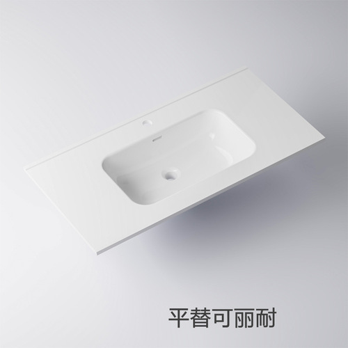 Gola Technology Home Bathroom Balcony 50 Width Series Basin Depth 14CM Ceramic Integrated Sink Countertop Sink