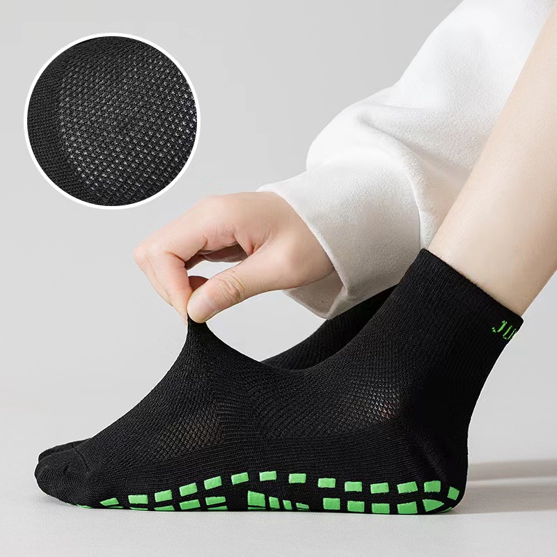 Calcetines de piso trampolín antideslizante dispensar niños adultos interior Delgado parque infantil educación temprana padres e hijos Calcetines