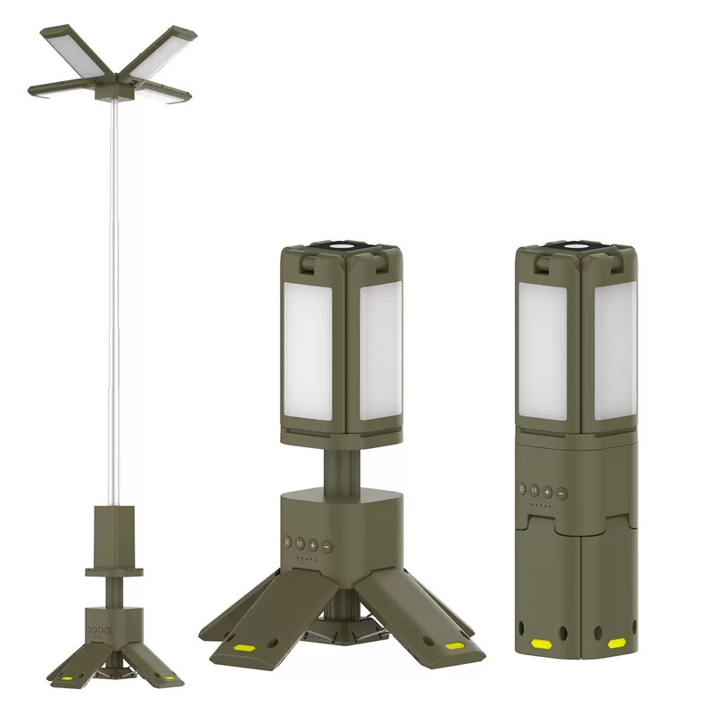 Outdoor Multifunctional Retractable Led Camping Light with Ultra-Long Battery Life, Tent Light, Rechargeable, with Stand, Waterproof