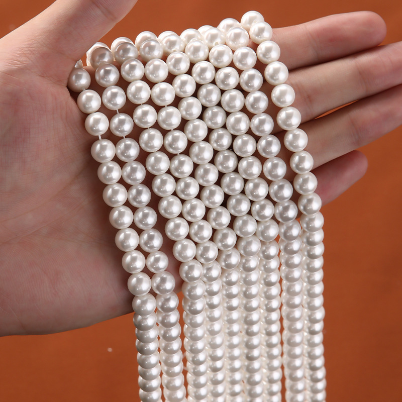 メーカーは南洋貝珠貝殻珠2-12mm施家真珠ビーズ散珠diyアクセサリー卸売りを提供しています。