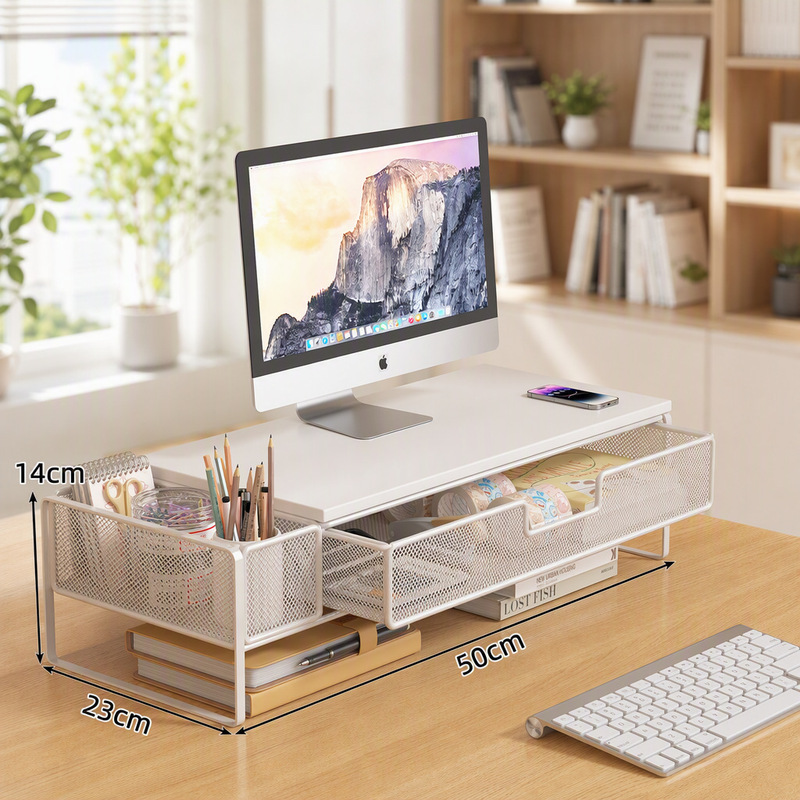 Home-use monitor riser stand, laptop support stand, office desktop computer height-adjustable stand, desktop storage rack Home-use monitor riser stand, laptop support stand, office desktop computer height-adjustable stand, desktop storage rack