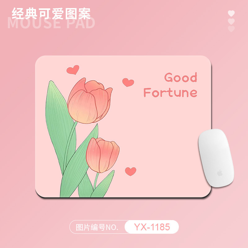 卡通鼠标垫家用办公桌面垫小号男女生可爱护腕锁边桌垫学生书桌垫|undefined
