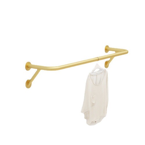 Display props for clothing store racks, children's clothing display racks, women's clothing store shelf racks, wall-mounted stainless steel hangers, creative