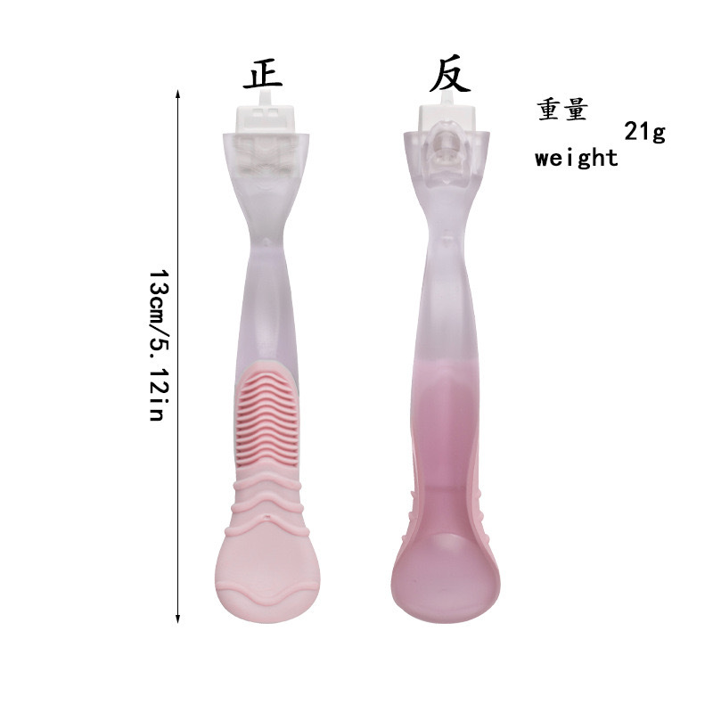 여성 수동 면도 나이프 홀더 3 층 수동 나이프 핸들 면도기 면도 헤어 리무버 겨드랑이 머리 다리 헤어 소스 공장