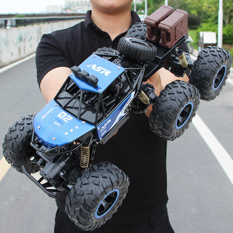 落下耐性のあるビッグマッククライミングカー合金バージョンマウンテンリモートコントロールカーおもちゃの車子供用高速6輪駆動クライミングレーシングカー|undefined
