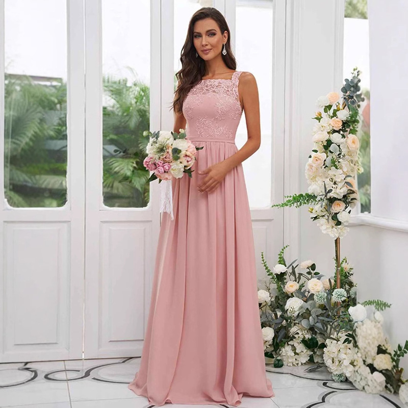 Amazon Prom Evening Dress European and American Fashion Women's Clothing Bridesmaid Dress Long Dress Slimming Off-Shoulder Dress Amazon Prom Evening Dress European and American Fashion Women's Clothing Bridesmaid Dress Long Dress Slimming Off-Shoulder Dress