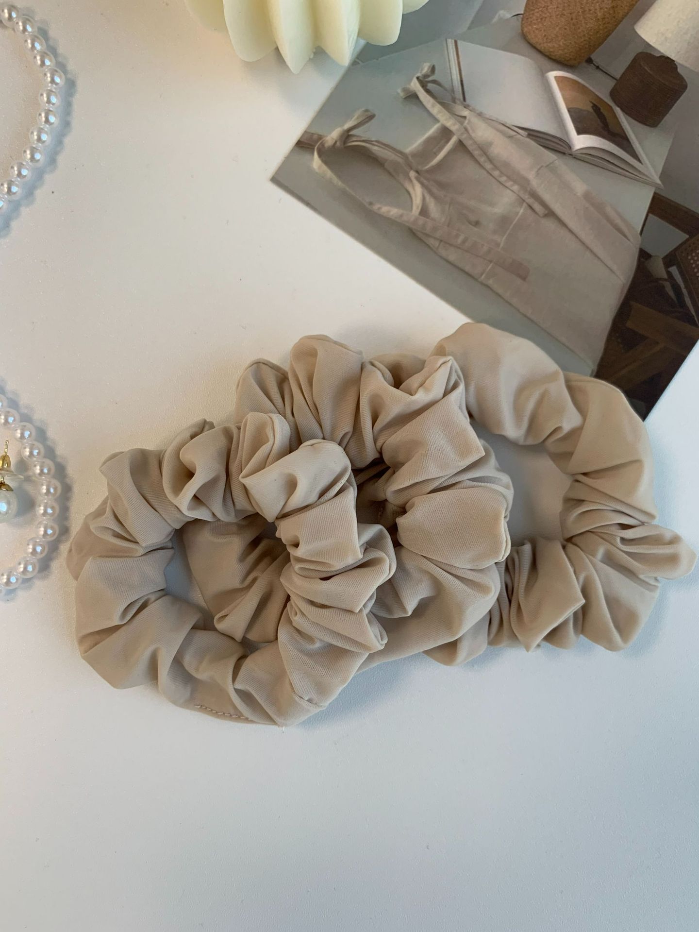 슈퍼 소프트 대형 링 베이지