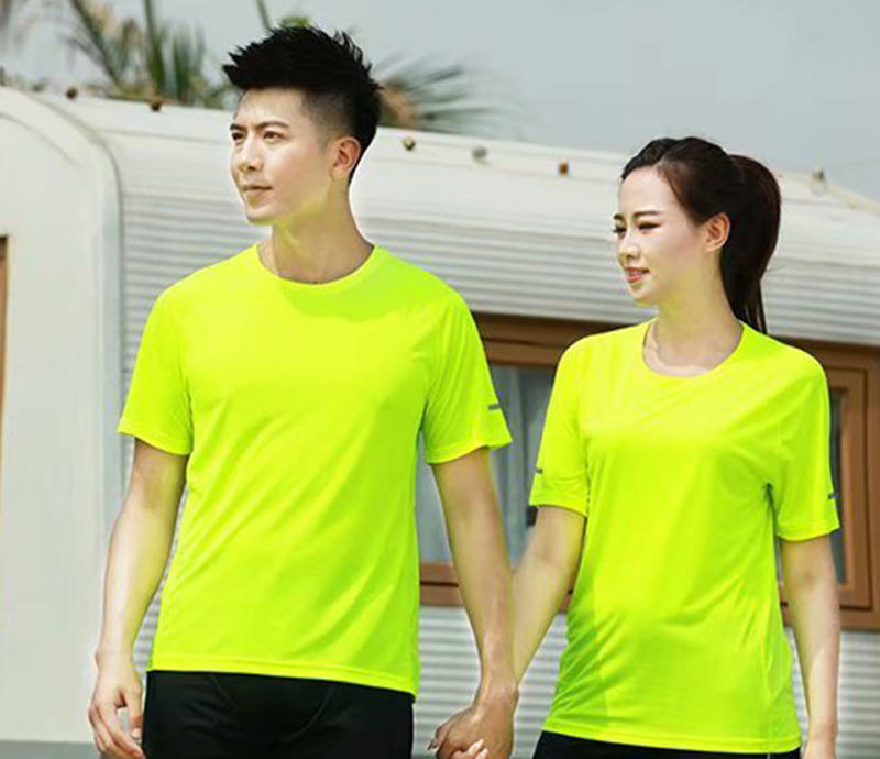 Camiseta deportiva de secado rápido y absorbente de humedad, camiseta de verano de manga corta, ropa ligera y delgada, camiseta transpirable corta.