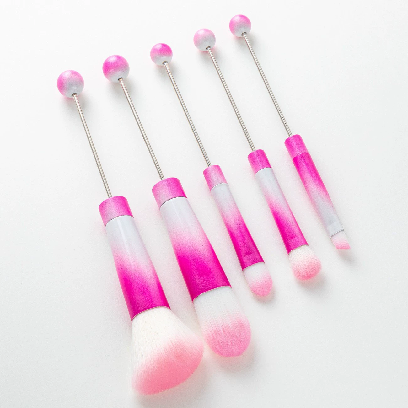 Metal soft brush, face blush, foundation, DIY