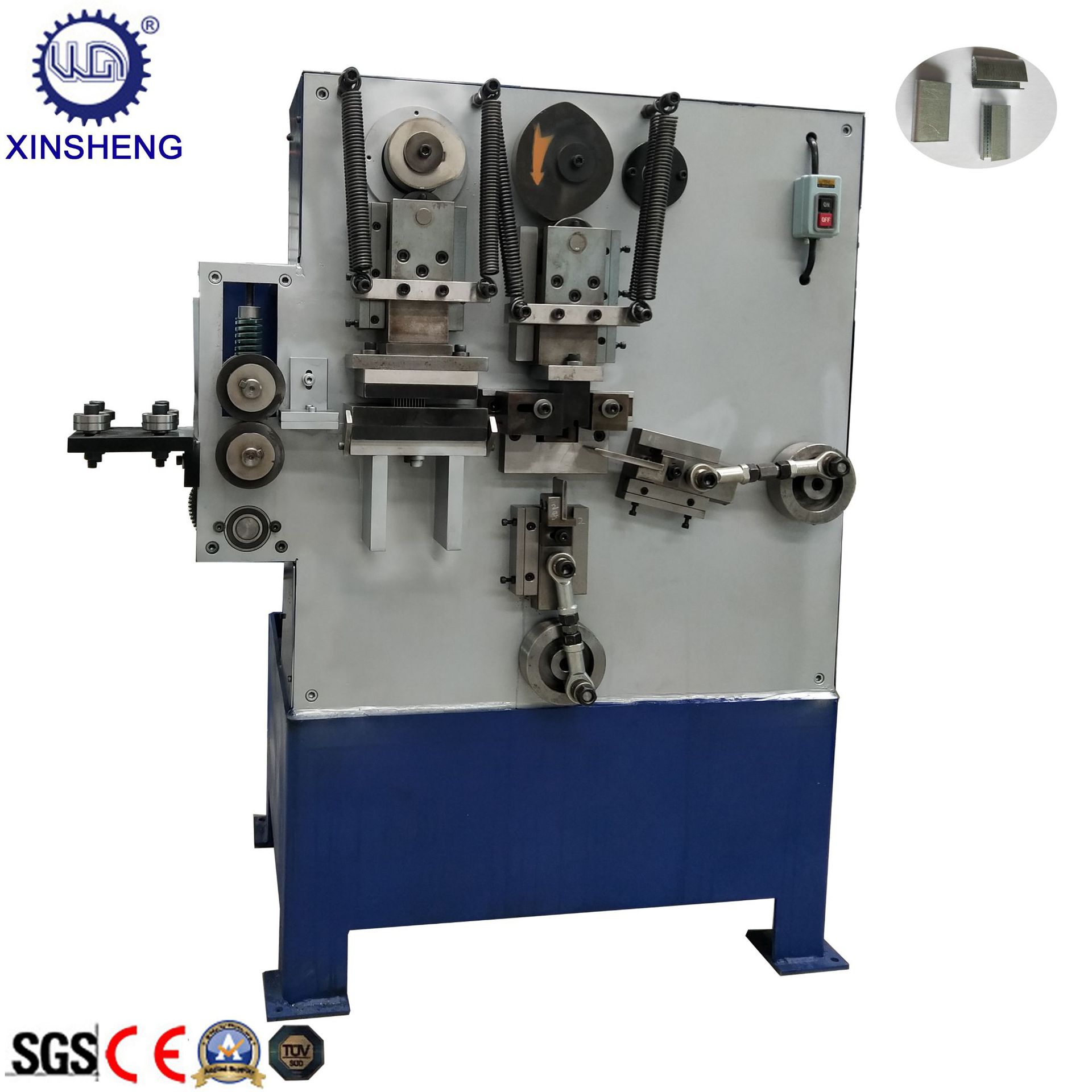 钢卷打包锁扣制作机 pp带化纤纸箱扣成型机 铁皮扣金属打包扣机