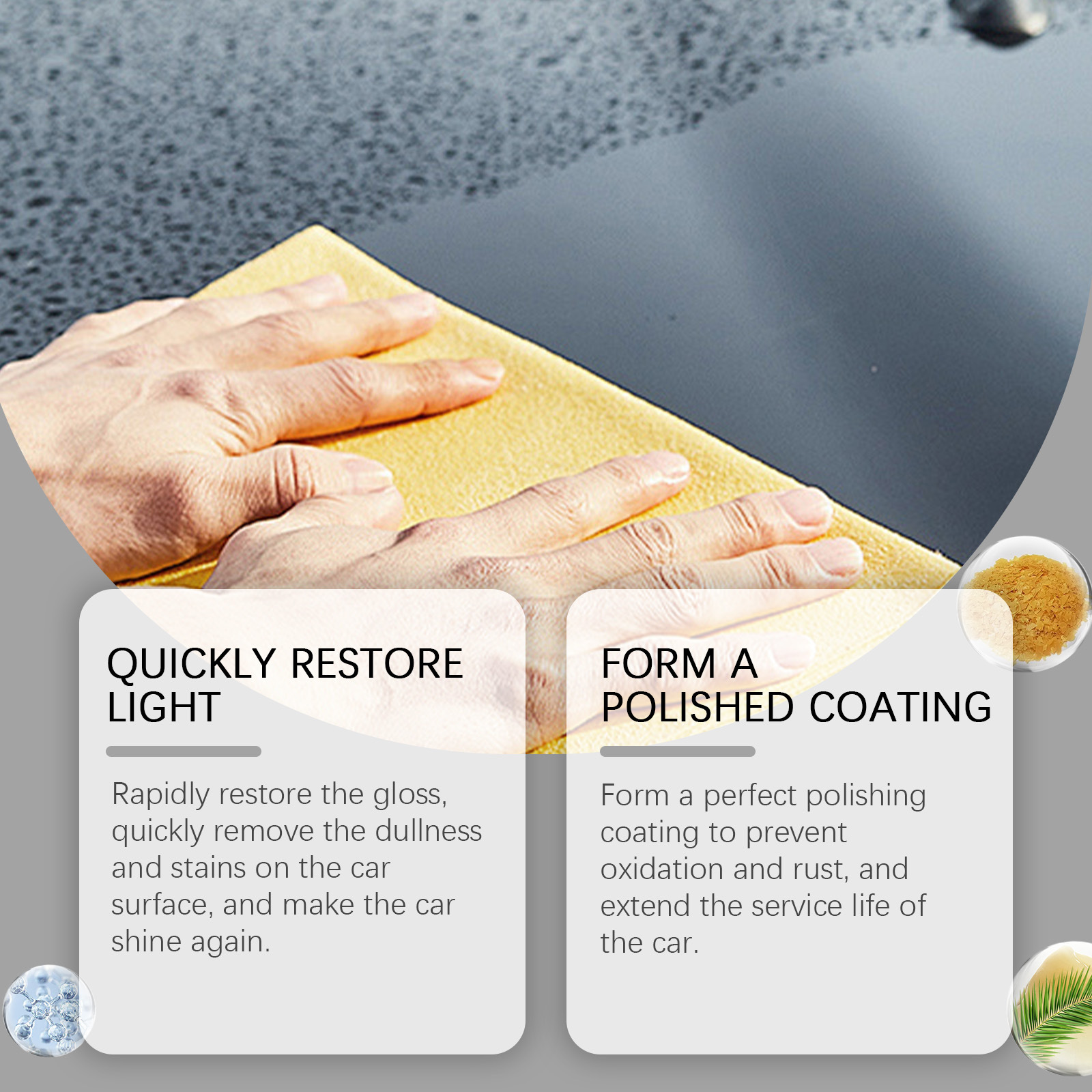 RAYHONG car coating polishing agent car cleaning coating car paint polishing maintenance polishing waxing stain removal