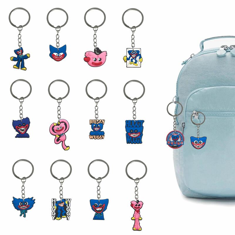 Amazon huggy wuggy key chain shein personalized key companion PVC soft glue creative cartoon feelings