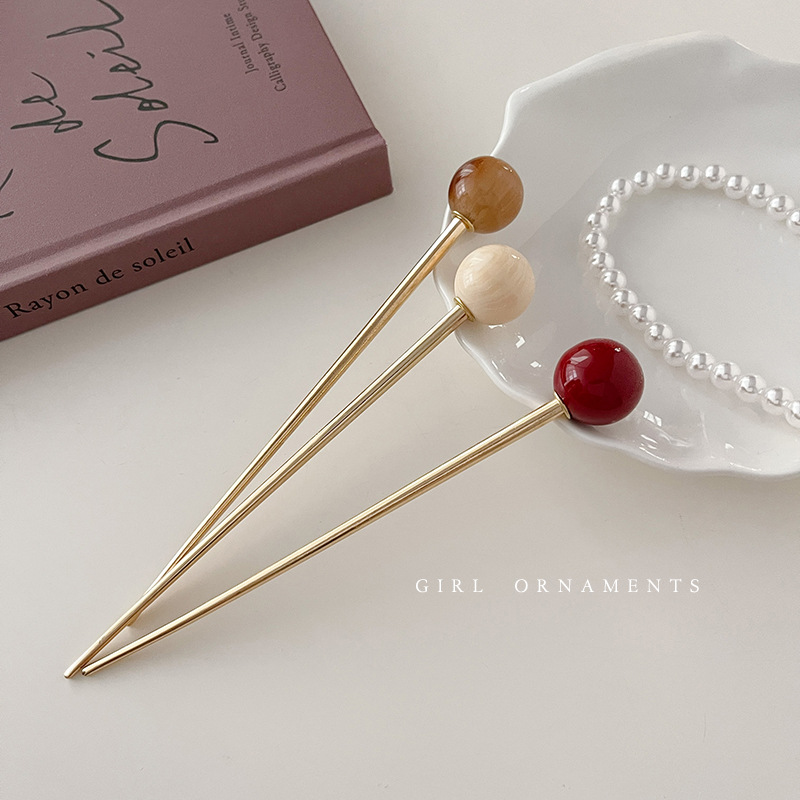 Elegante Metall Haarnadel Für Den Dutt Für Den Alltag_voghion.com
