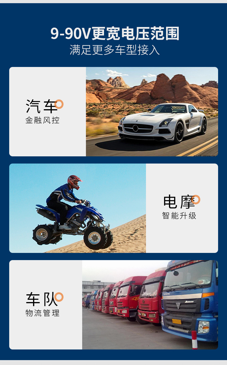New National Standard Beidou Dual-Frequency Locator Gc301E, Direct Sales from the Manufacturer, Specifically for Cars, Motorcycles, and Two-Wheeled Electric Vehicles