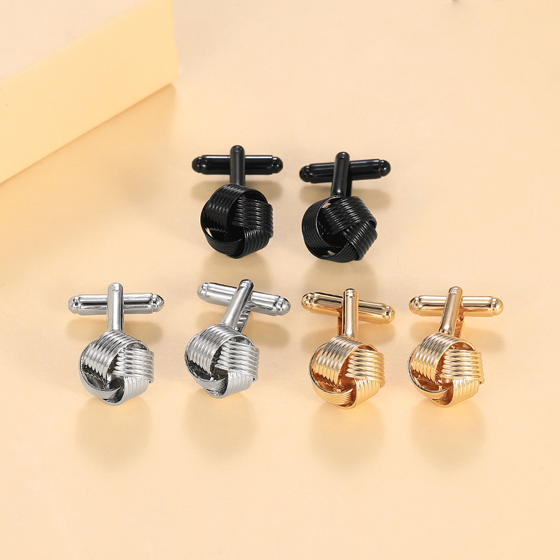 Neue legierung metall hohl runde twist manschettenknöpfe herren business hemd ärmel nägel_voghion.com