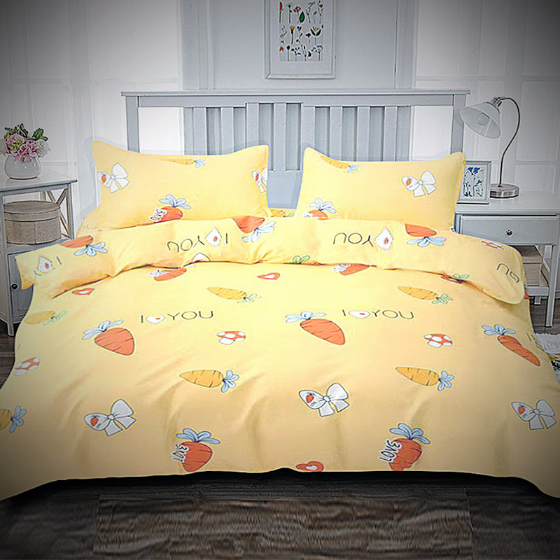 Ropa de cama cubierta del edredón de una sola pieza cama doble suministros superior estudiante dormitorio hoja de cama cubierta del edredón ventas directas de la fábrica