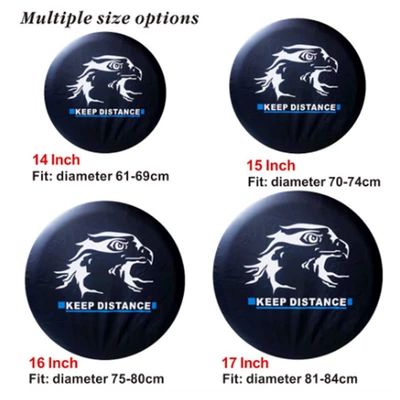 cover universal 14''-17PVC leather tire: Spare wheel cover