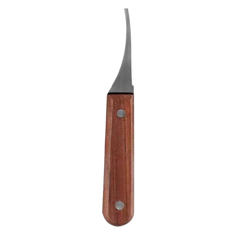 Wooden handle shrimp thread knife shrimp knife household shrimp peeling tool kitchen cleaning shrimp sausage knife fish belly cutting knife shrimp back knife
