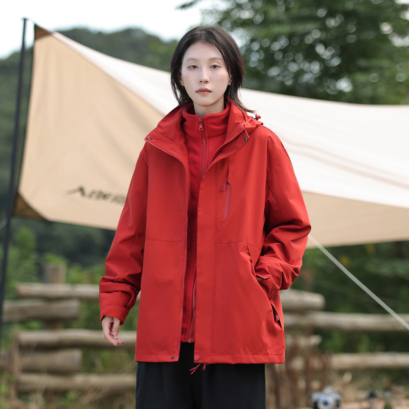 남성, 여성 동일 스타일 - 스자쿠 레드(탈부착 가능한 라이너)