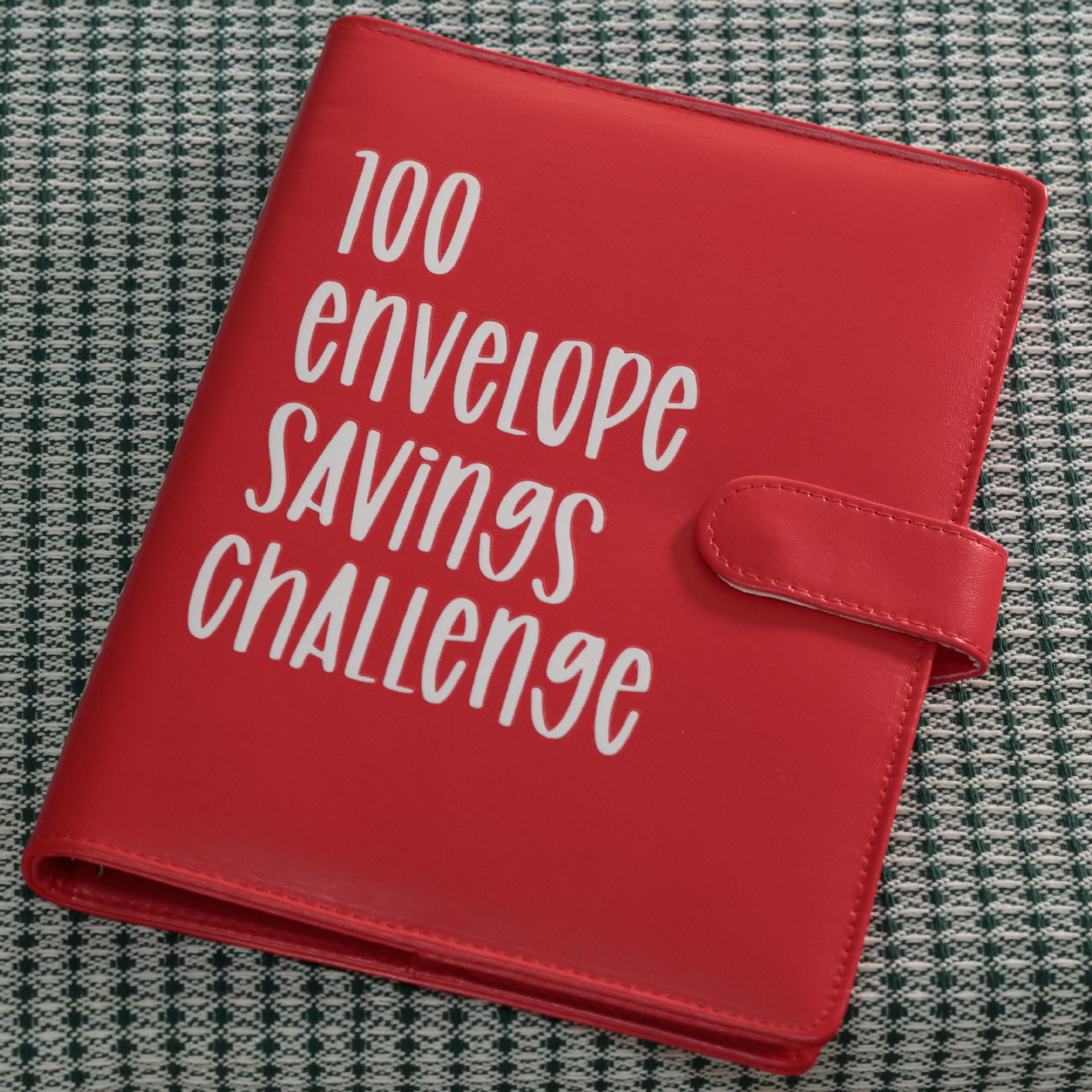 100 sobre desafío Binder100 sobres guardar desafío A5 cubierta de la carpeta